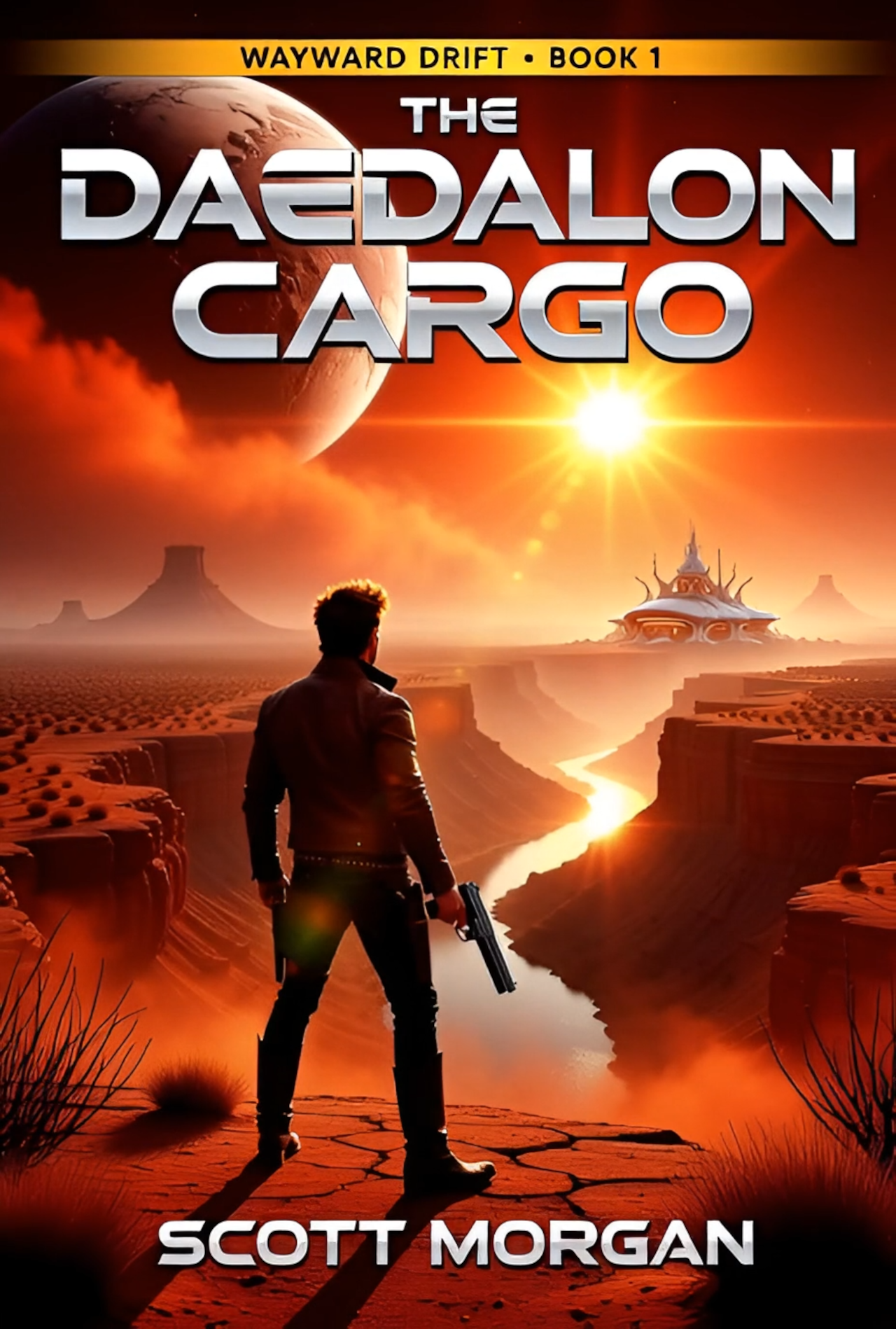 Cover of The Daedalon Cargo by Scott Morgan — Wayward Drift book 1